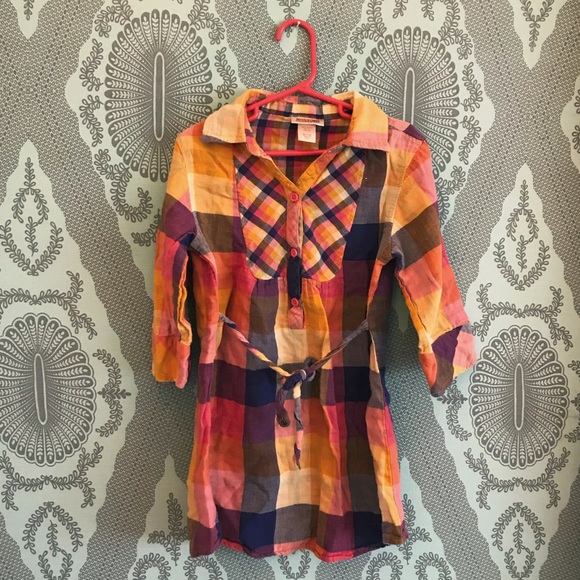 Girl’s Retro Plaid Fall tunic/ dress - Picture 2 of 5